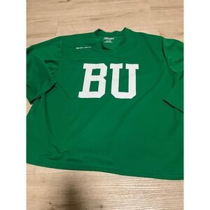 Boston University NCAA Hockey Number 7 Size Large V-Neck Bauer Team Jersey